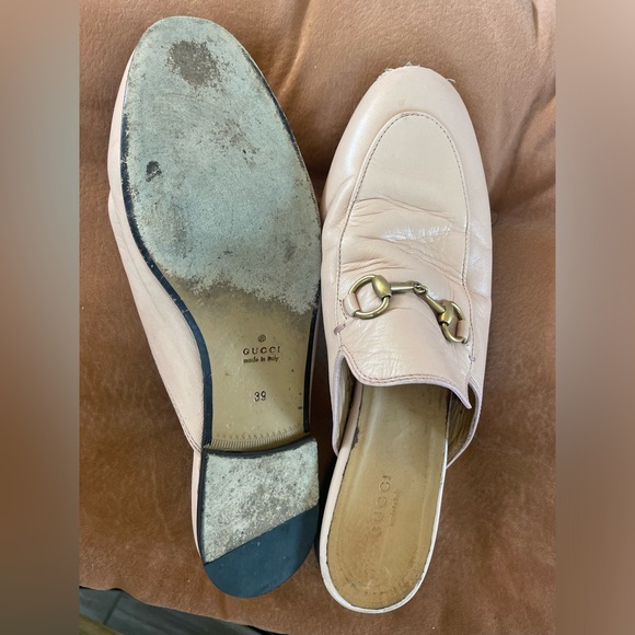 Gucci Princetown Horsebit Slipper Mule in Pink Size 39 - Picture 8 of 8